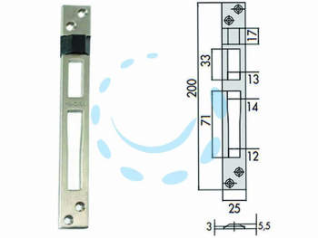 16680866224609-contropiastreperserratureinfilareprofilatiinalluminio0646201mm25x200spessoremm550646201