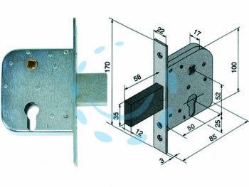 16680871236555-serraturadainfilarepercancelliconquadrocatenaccioescrocco070mm50concatenacciodamm5807050000