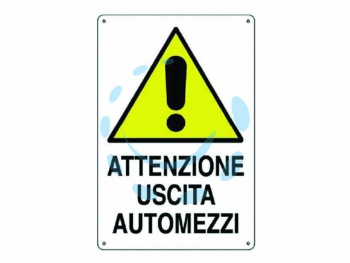 16808345513235-cartelloattenzioneuscitaautomezzicm50x70hinplastica